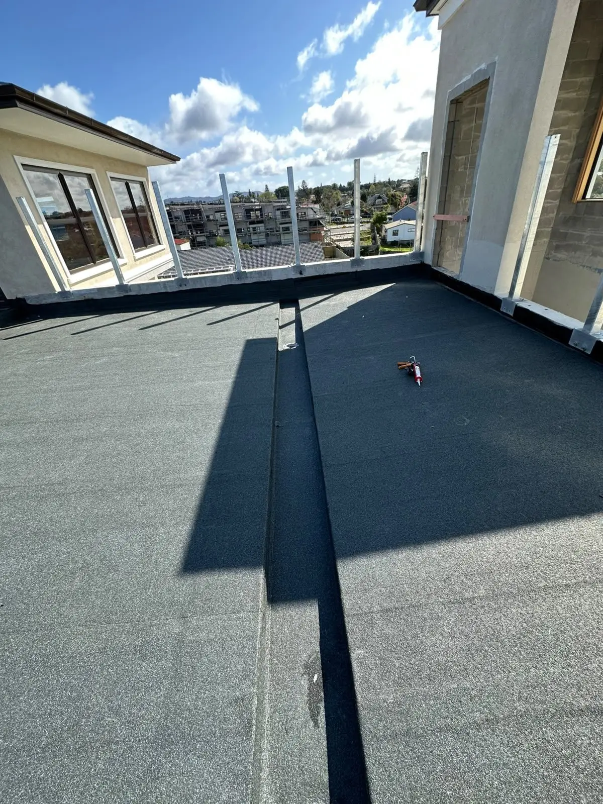 Replacement membrane deck with an Auckland city outlook
